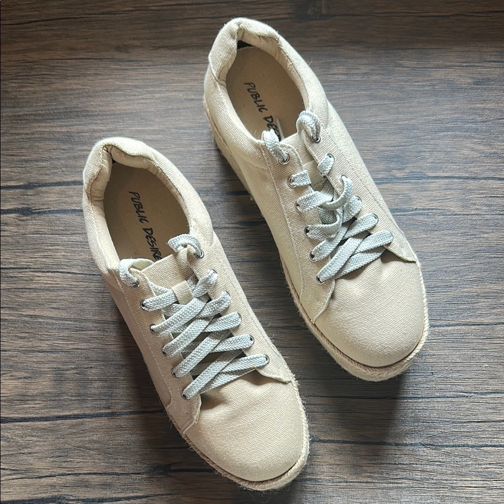 PUBLIC DESIRE WOMEN’S ESPADRILLE SNEAKERS